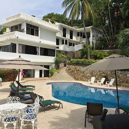 Villa Palmitas Acogedor Departamento Nivel Piscina Gigante Jardines Acapulco Exteriör bild