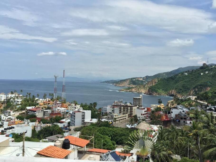 Villa Palmitas Acogedor Departamento Nivel Piscina Gigante Jardines Acapulco Exteriör bild