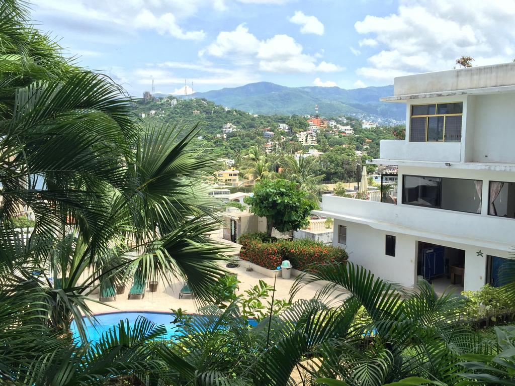 Villa Palmitas Acogedor Departamento Nivel Piscina Gigante Jardines Acapulco Exteriör bild